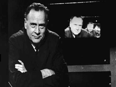 a photograph of Marshall McLuhan